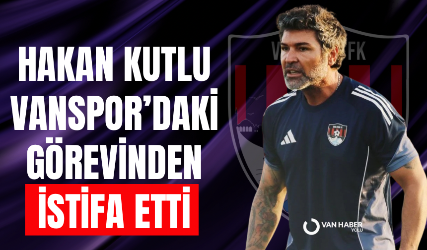 Hakan Kutlu, Vanspor’un Serikspor mağlubiyeti sonrası istifa etti