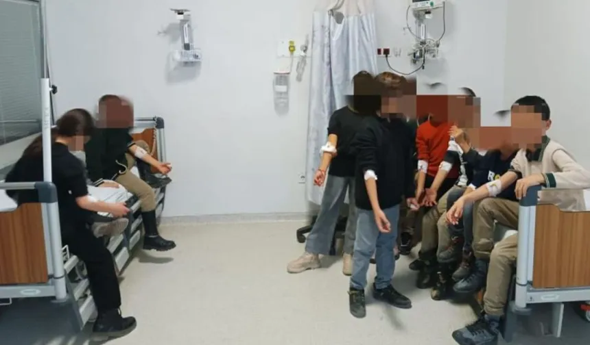 Van'da 23 öğrenci hastaneye kaldırıldı