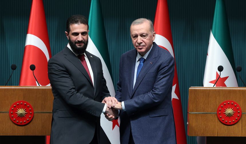 Cumhurbaşkanı Erdoğan, Suriye Cumhurbaşkanı Ahmed Şara ile görüştü