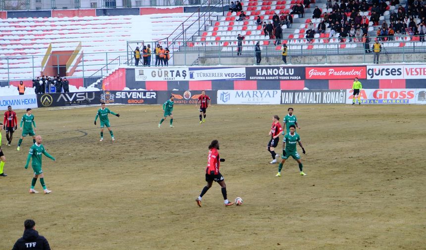 Kırmızı-siyahlılar yükselişte: Vanspor son 5 haftada 10 puan topladı