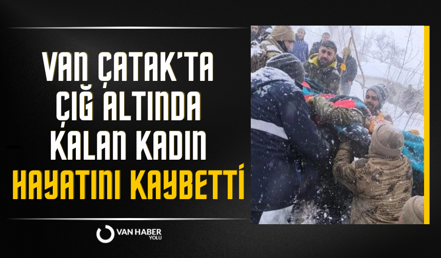 Van’da çığ altında kalan kadın hayatını kaybetti: İşte detaylar…