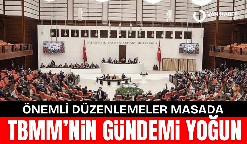 TBMM’nin gündemi yoğun: Önemli düzenlemeler masada
