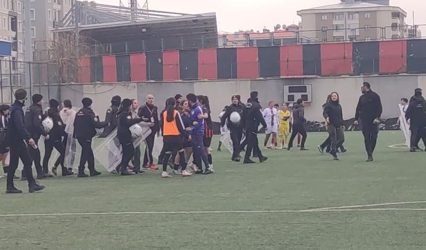 Van’da maç bitti ortalık karıştı