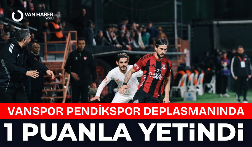 Vanspor deplasmandan 1 puanla döndü